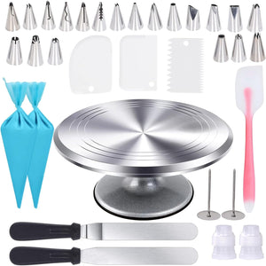 Uten 12 Inch Cake Turntable Cake Decorating Supplies Kit