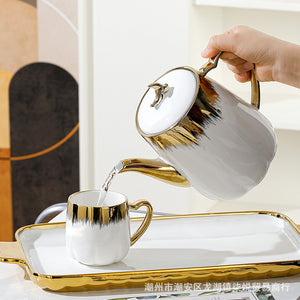 Light luxury kettle cup set